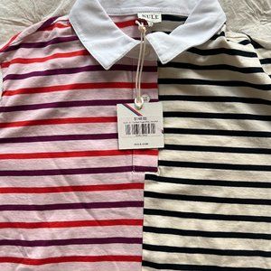 Kule multicolored patchwork rugby shirt